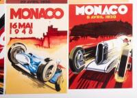 MONACO GRAND PRIX: A group of eight reproduced advertising posters for the Monaco Grand Prix - 3