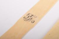 DESK ITEMS: A group of six assorted bone & ivory desk items - 2
