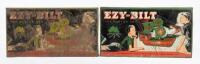 EZY-BILT: Two&nbsp;Ezy-Bilt technical construction 'Set 7' kits within tin cases, includes various tin construction parts, one with an instruction booklet&nbsp;