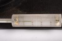 TECQUIPMENT: An interesting dual gauge&nbsp;Tecquipment&nbsp;wall mounted unit, including a pressure gauge, clock, and immersion rod mounted to lower, 24cm high, 46cm wide overall - 4