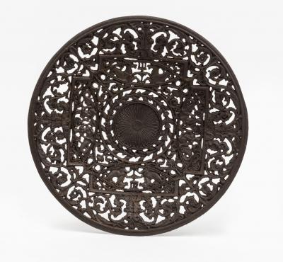 ROYAL VISIT: A cast-iron commemorative plate commemorating Queen Elizabeth II visit in 1953