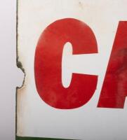CASTROL: An original enamel Castrol Wakefield Motor Oil six bottle oil rack, 38cm wide, 30.5cm high - 2