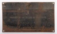 MOBILOIL: An original 10 bottle enamel Mobiloil 'Vacuum Oil Company' rack sign 46.5cm wide, 27cm high - 4