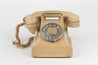 TELEPHONE: Rare 1940's Cream/Ivory Bakelite PMG Telephone with Rotary Dial. Model 332AT - 2