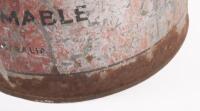 PLUME: A rare circa 1920s&nbsp;Plume Motor Spirit Vacuum Oil Company 4 imperial gallons drum - 3