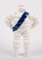MICHELIN: A modern reproduction ceramic Michelin standing Bibendum figure, 29cm high - 2