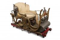MAHARAJAH OF MYSORE: An important circa 1820s silver mounted processional elephant howdah - 4
