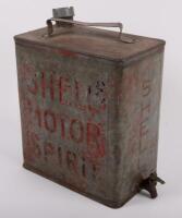 SHELL: An embossed two imperial gallon 'Shell Motor Spirit' running board tin - 2