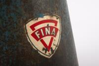 FINA: A one gallon 'Fina' oil jug, 37cm high overall - 2