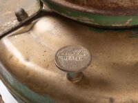 ALADDIN HEATER: A c1950s-1960s Aladdin 'Blue Flame' kerosene portable heater, featuring an enamelled centre tube and top, 66cm high overall.&nbsp; - 3