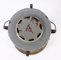 ALADDIN HEATER: A c1950s-1960s Aladdin 'Blue Flame' kerosene portable heater, featuring an enamelled centre tube and top, 66cm high overall.&nbsp; - 5