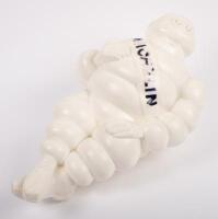 MICHELIN: A plastic Michelin Bibendum seated figure, approximately 48cm high
