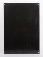 BUGATTI: A high quality modern art deco style 'Bugatti' enamel sign by Garage Art Enamel, 55cm high, 39cm wide - 4
