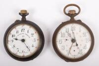 FOB WATCHES: Two early handheld fob watches, one by 'Gre Roskopf', the other unmarked