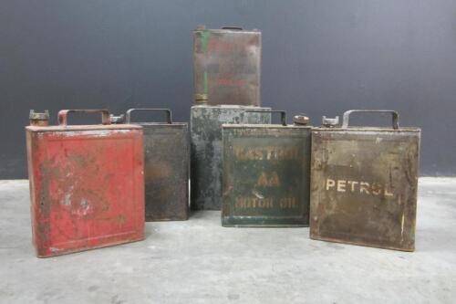FUEL CANS: An assortment of fuel cans