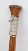 A fine custom 9ft wooden row boat, with pair of oars and hand paddle, has been on display in a house for decades - 15