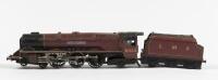 HORNBY: A Hornby&nbsp;00 Gauge Locomotive train model, with tender, some parts may be loose or lacking, unboxed