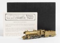 SAMHONGSA: A Precision Scale Model&nbsp;(Samhongsa of Korea) HO Gauge, Victorian Railways, J Class 2-8-0, in brass finish, in original fitted box