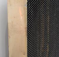BENTLEY: A Bentley 3-litre W.O&nbsp;'red label'&nbsp; radiator with core and surround, 70cm high, 50cm wide&nbsp; - 8
