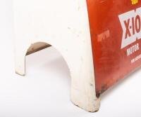 SHELL: An excellent complete Shell X-100 Motor Oil ten bottle oil rack, complete with ten glass quart bottles with tin tops and dustcaps - 5