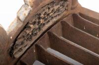 BOOT SCRAPER: A large 19th century Gothic Revival cast iron boot scraper - 2