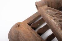 BOOT SCRAPER: A large 19th century Gothic Revival cast iron boot scraper - 3