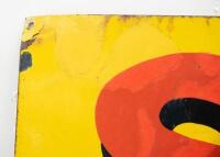 SHELL: An original enamel Shell 'Spirit For Motors' sign by Simpson & Son Ltd Adelaide, 46cm high, 123cm wide - 7