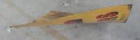 SHELL: A large early 'Shell - Spirit for Motors' sign, 45.5cm high, 122cm wide, has been repainted over enamel - 7