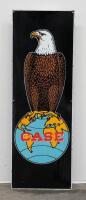 CASE: An original c1970s-1980s Case Tractors enamel sign understood to be produced by Case as a commemorative promotional item for dealers with use of the early style logo from c1930s. 122cm high, 42cm wide