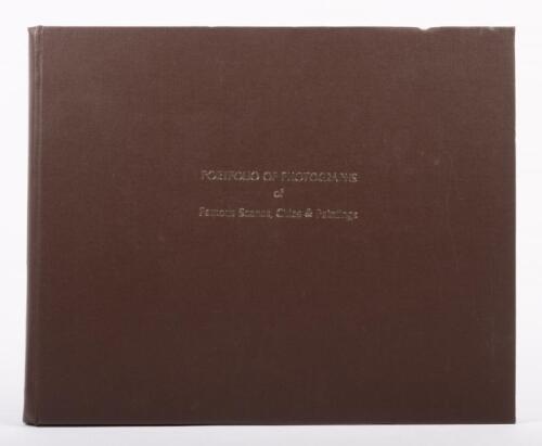 165 · PORTFOLIO PHOTOGRAPHS: A rare large format edition of the 'Portfolio Of Photographs Of Famous Scenes, Cities And Paintings'