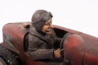 RACING CAR: A composite model of a vintage open wheel&nbsp;racing&nbsp;car and driver, approx 51cm long&nbsp; - 2
