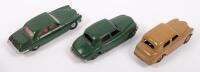 DINKY TOYS: Three original Dinky Toys models including Rover 75, Jaguar Mark X, Hillman Minx - 2