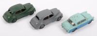 DINKY TOYS: Three original Dinky Toys models including No.166 Sunbeam Rapier, and two Morris Oxfords - 2