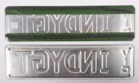 NUMBER PLATE: Victorian Custom Number Plate 'INDYGT', sold with rights to display - 2