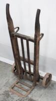 RAILWAY LUGGAGE TROLLEY: A heavy railway platform luggage trolley - 2