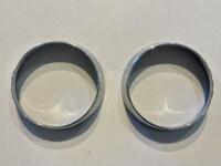 AUSTIN-HEALEY: A pair of original re-chromed headlamp surrounds to suit 100/6 and 3000 models. [Location: Sydney] - 2