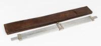 SLIDE RULE: Slide Rule Made By Aston and Mander Of London. Original leather case - 4