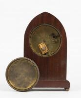 CLOCK: An Edwardian mahogany clock by T.Gaunt & Co.Melbourne - 2