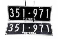 Six-Digit Victorian Custom Numeric plates '351.971', sold with rights to display [Location: Dingley Village, VIC]