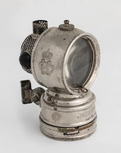 CALCIUM KING: A Calcium King Acethlene Motorcyle Lamp
