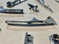 AUSTIN-HEALEY: A large group of Austin-Healey body hardware including hinges and handles. [Location: Sydney] - 2