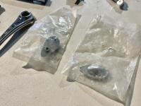 AUSTIN-HEALEY: A large group of Austin-Healey body hardware including hinges and handles. [Location: Sydney] - 5