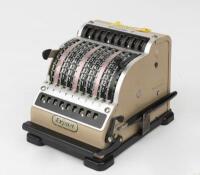RESULTA 9 ADDING MACHINE: A 1966 Resulta 9 'Export' Adding Machine. West Germany - 2