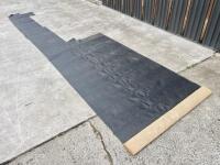 AUSTIN-HEALEY: A roll of black Amarcord boot lining [Location: Sydney]
