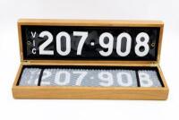 Victorian&nbsp;Heritage Number Plate | 207.908&nbsp;with rights to display. - 2