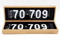 Victorian&nbsp;Heritage Number Plate | 70.709 with rights to display. - 2