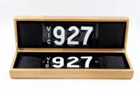 Victorian&nbsp;Heritage Number Plate | 927&nbsp;with rights to display. - 2