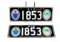 Victorian&nbsp;Bi-centennial&nbsp;Number Plate | 1853 with rights to display.
