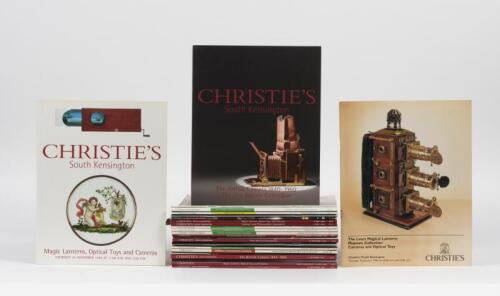CHRISTIE'S: A collection of Christie's camera, optical toys, magic lanterns and lenses auction catalogues