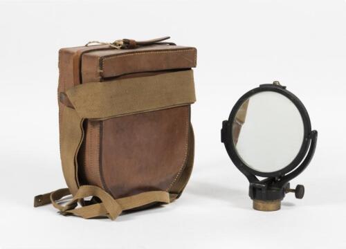 HELIOGRAPH: A WWI leather cased heliograph